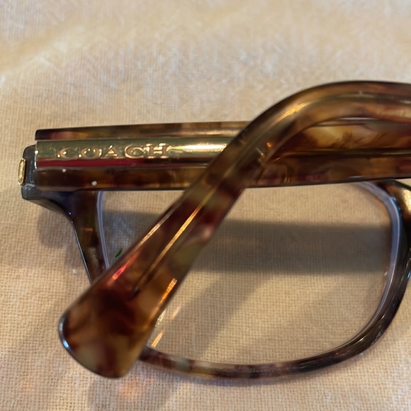 Tortoise shell Coach prescription glasses. - Picture 2 of 5